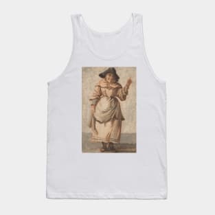 An Old Market Woman Grinning and Gesturing with her Left Hand by Paul Sandby Tank Top